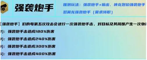 云顶之弈强袭炮手阵容怎么搭配 云顶之弈强袭炮手阵容搭配攻略