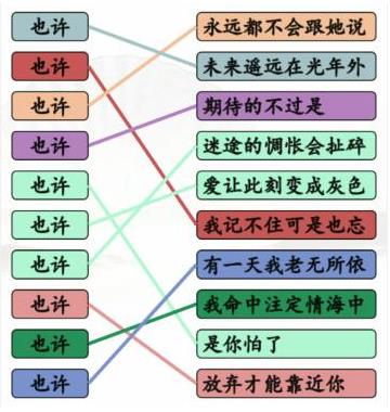 汉字找茬王连也许的歌怎么通关 汉字找茬王连也许的歌通关方法一览